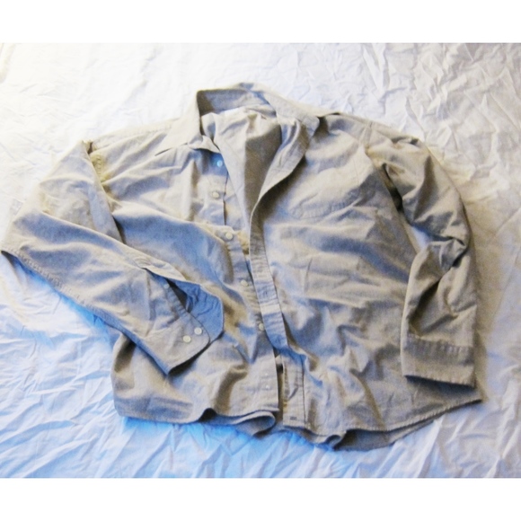 J. Crew Other - J Crew Mens Long Sleeve Shirt Khaki Cotton XL
